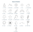 Load image into Gallery viewer, Symbols Engraving Options - Nature and Weather Symbols
