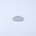 Load image into Gallery viewer, Sterling silver cloud-shaped pendant engraved with name
